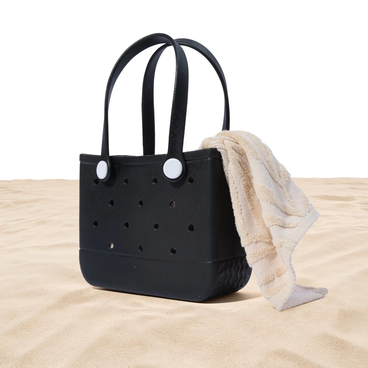 1 Mini EVA Tote - Black, 1 of 8