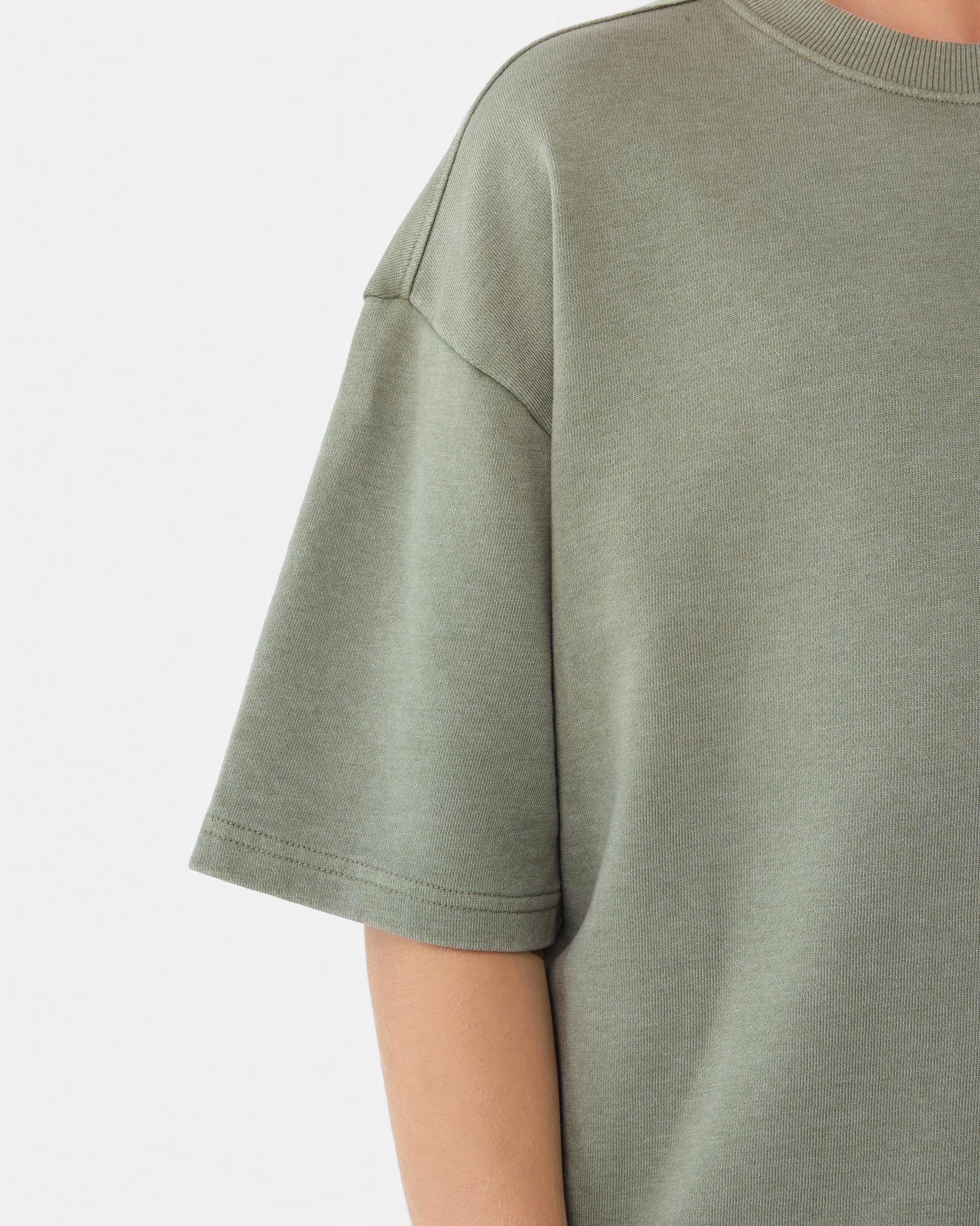 5 Short Sleeve Oversized Heavyweight T-shirt Mnr Khk, 5 of 7