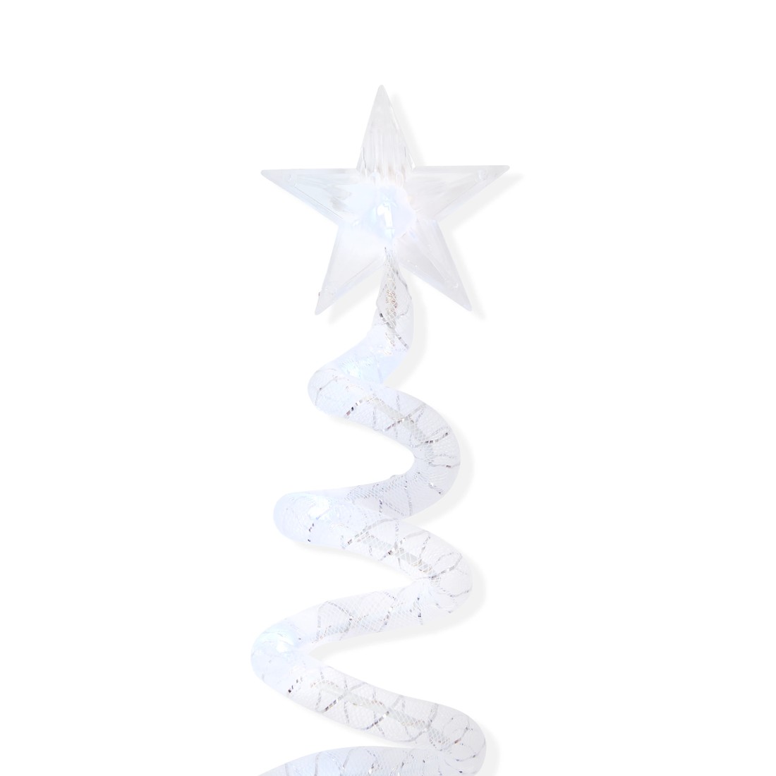 6 4 Pack Solar LED Light Up Swirl Tree Stakes, 6 of 10