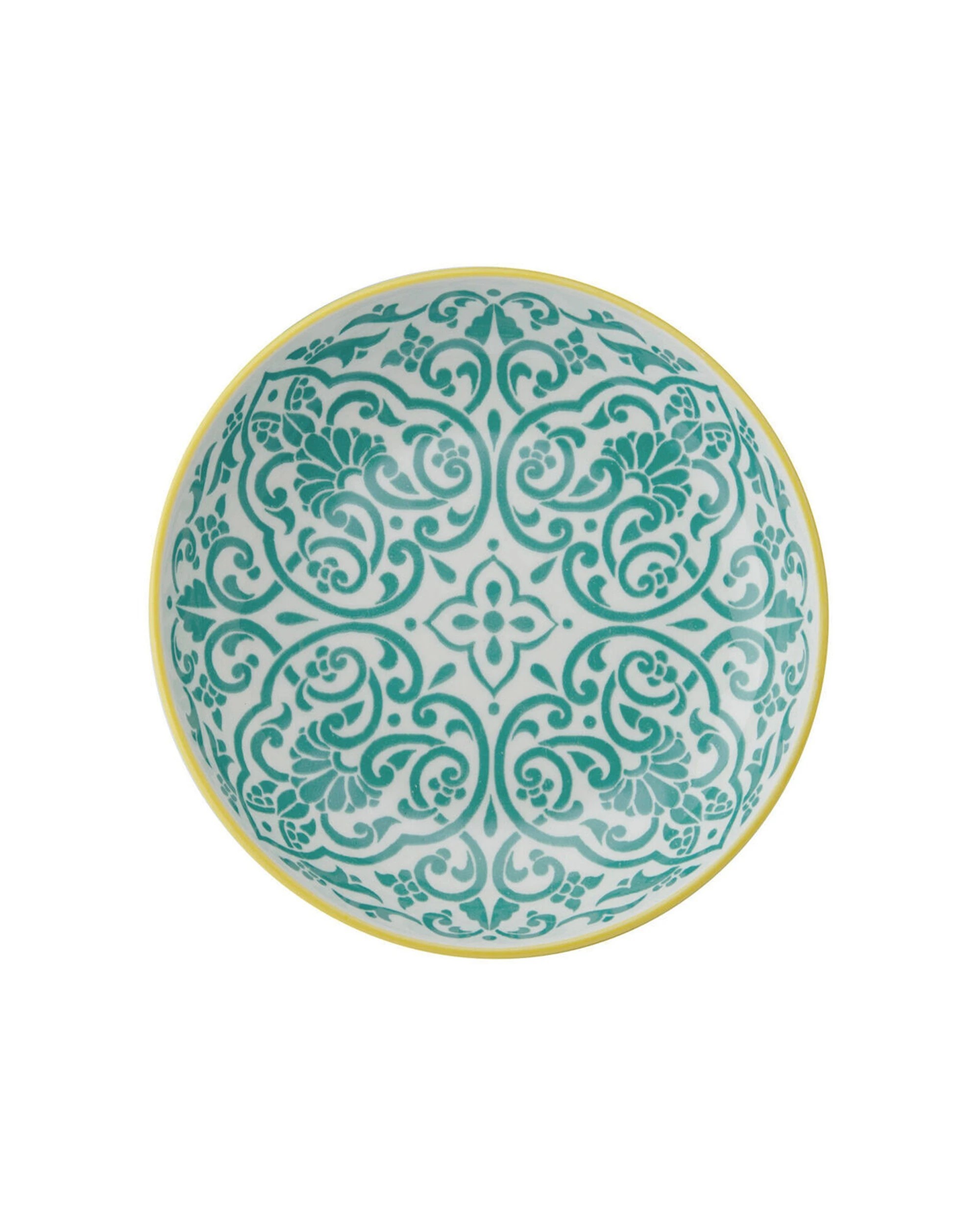 2 Mikasa 4PK Geometric Ceramic Bowl Round Dinnerware 21cm Stoneware Microwave - Multi, 2 of 7