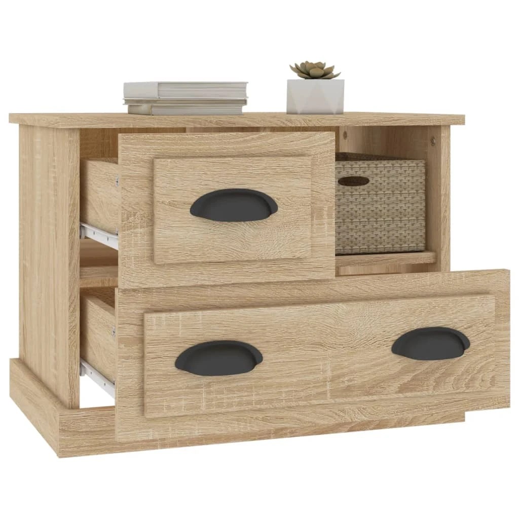 5 vidaXL bedside cabinet Ample Storage - Brown, 5 of 9