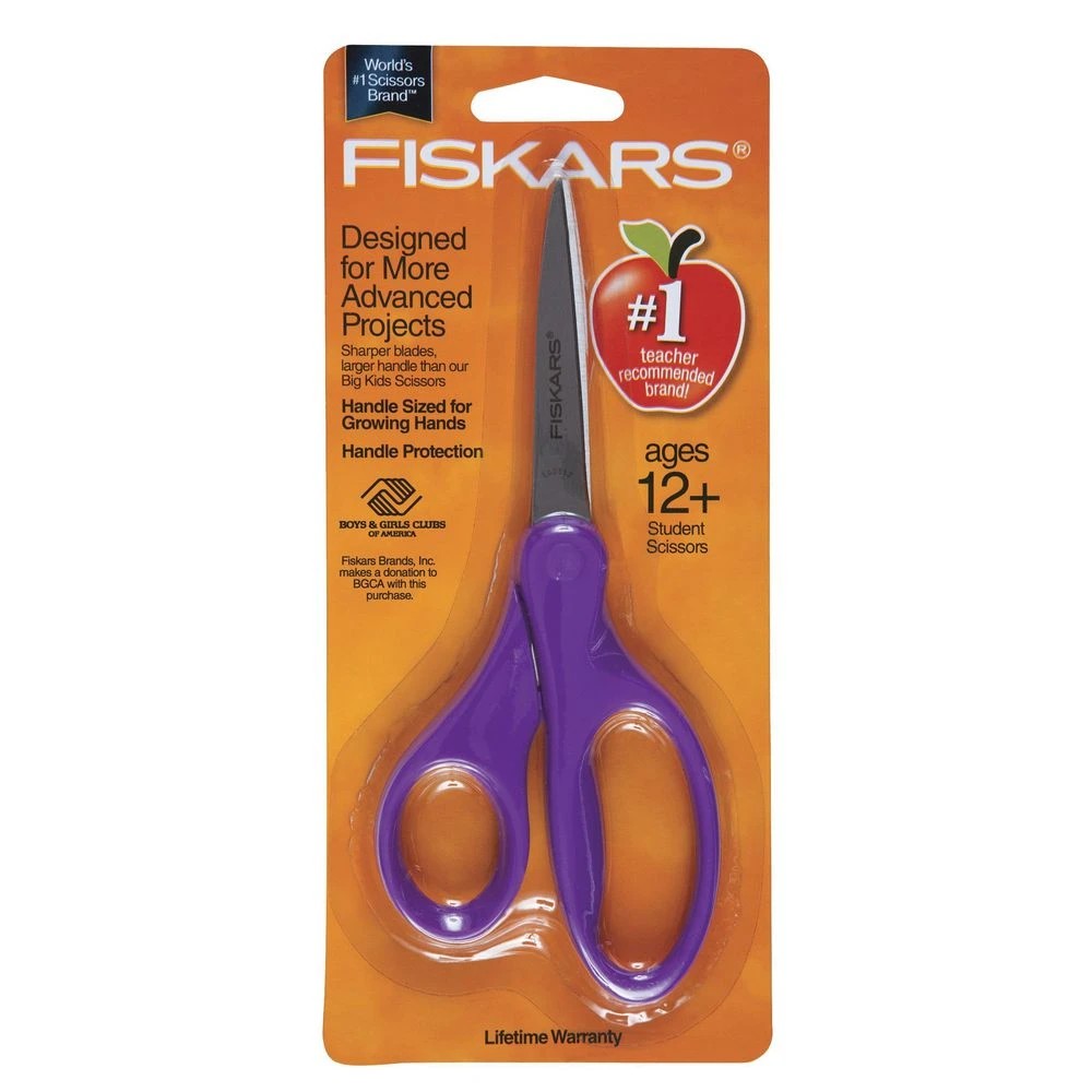 9 Fiskars Student Scissors Assorted 7", 9 of 10