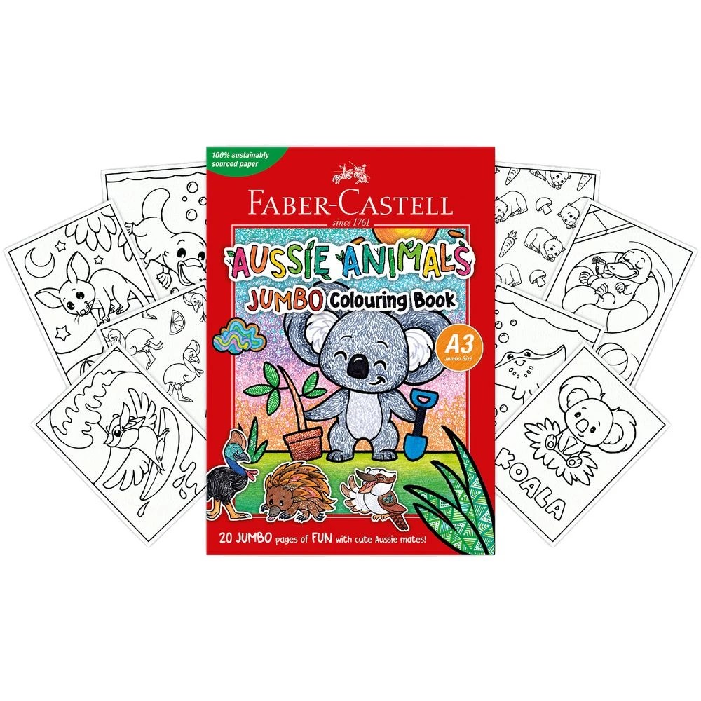 4 Faber-Castell Colouring Book A3 20 Pages, 4 of 4