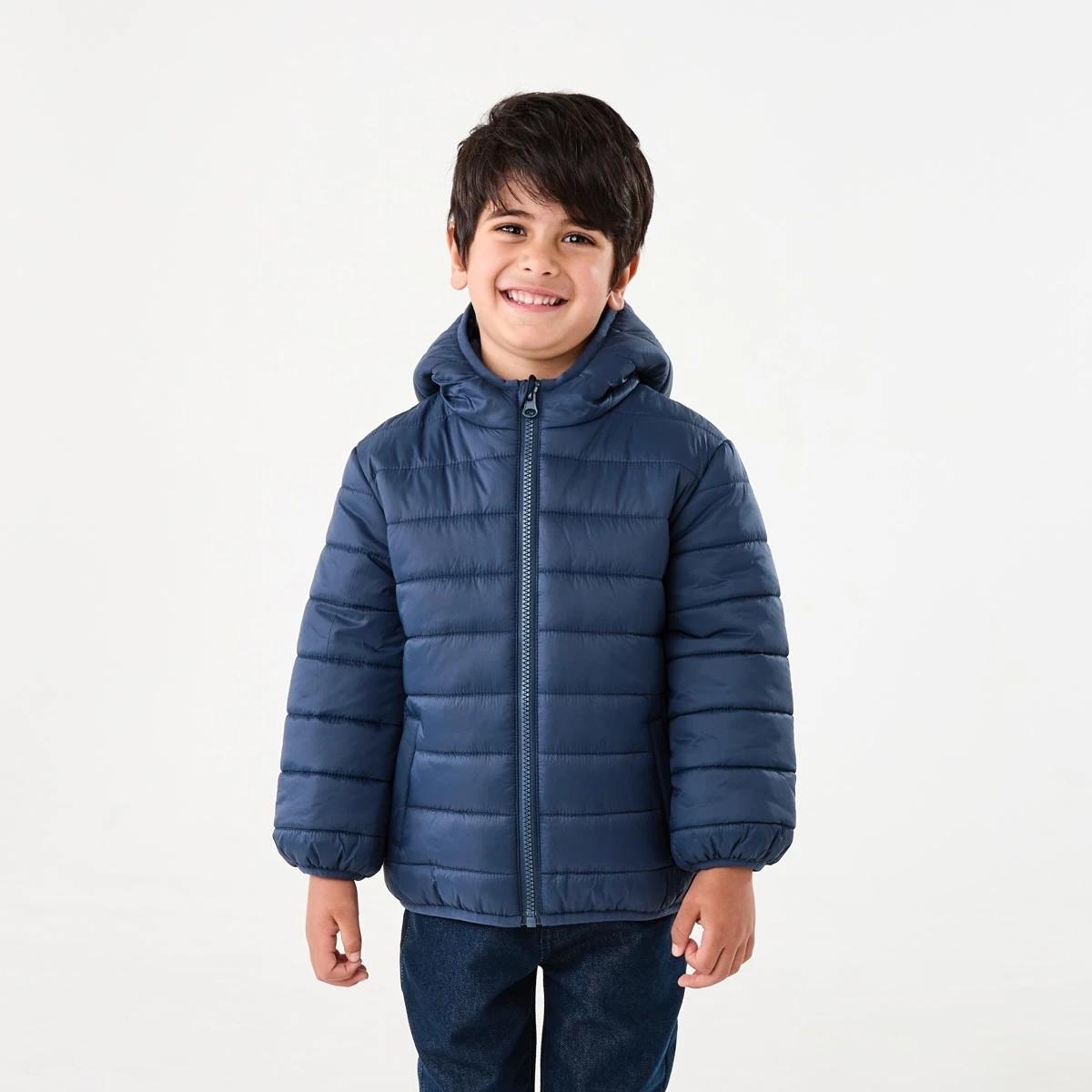 2 Super Light Puffer Jacket Dress Navy, 2 of 10