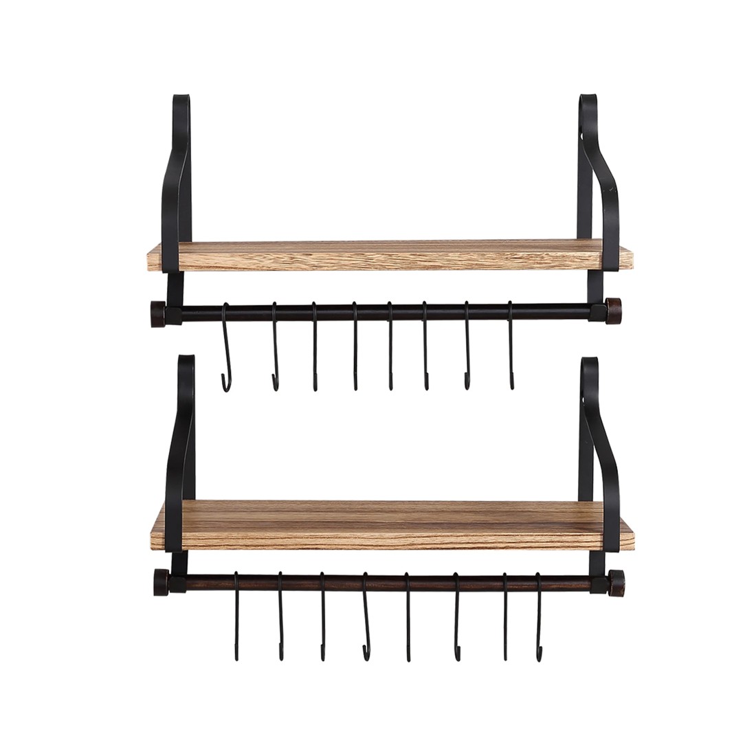 6 Levede Floating Shelf With Hook, 6 of 6