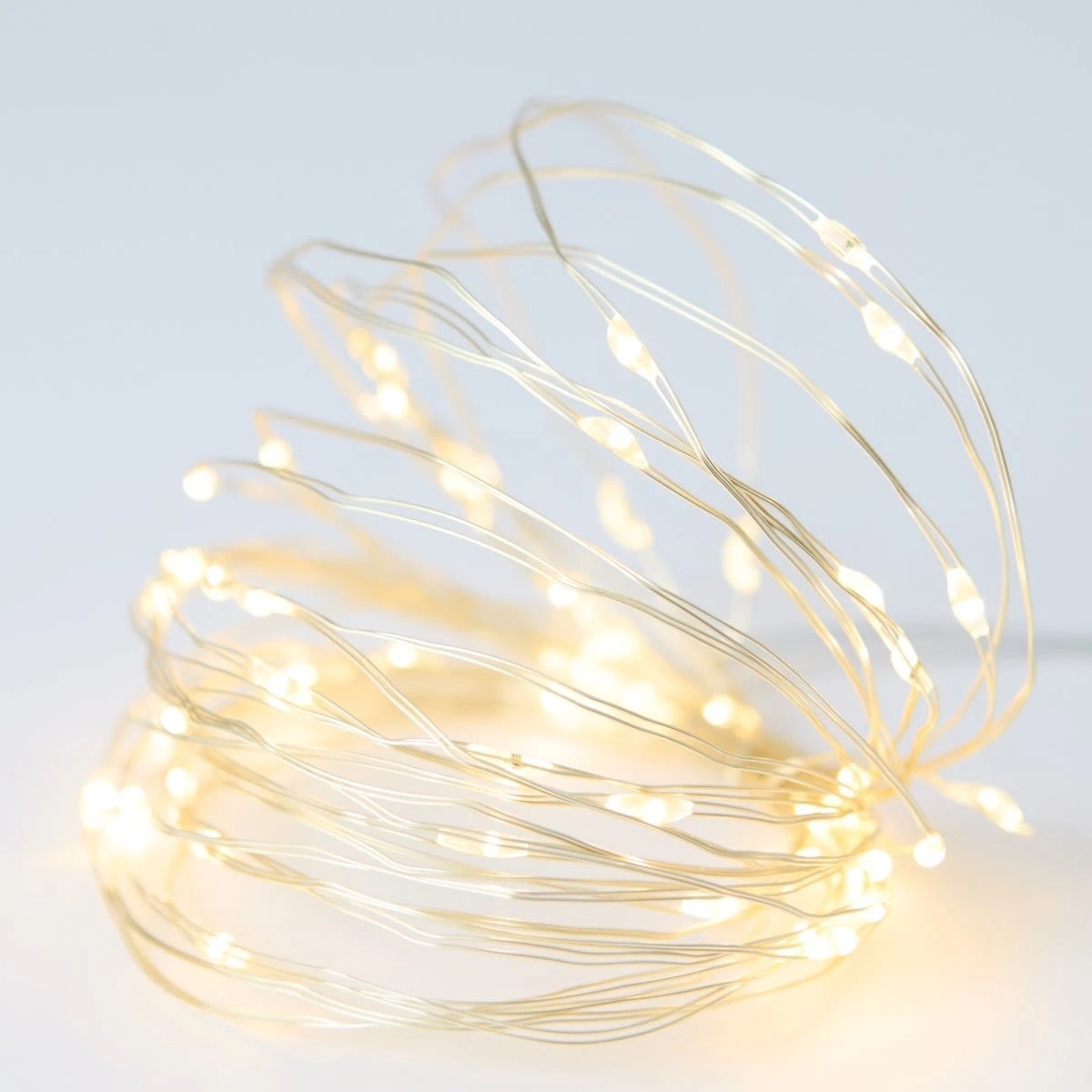 1 Gold Wire String Lights, 1 of 8
