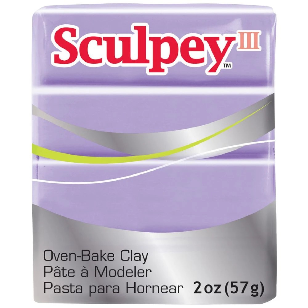 1 Sculpey III Modelling Clay Spring Lilac 57g, 1 of 3