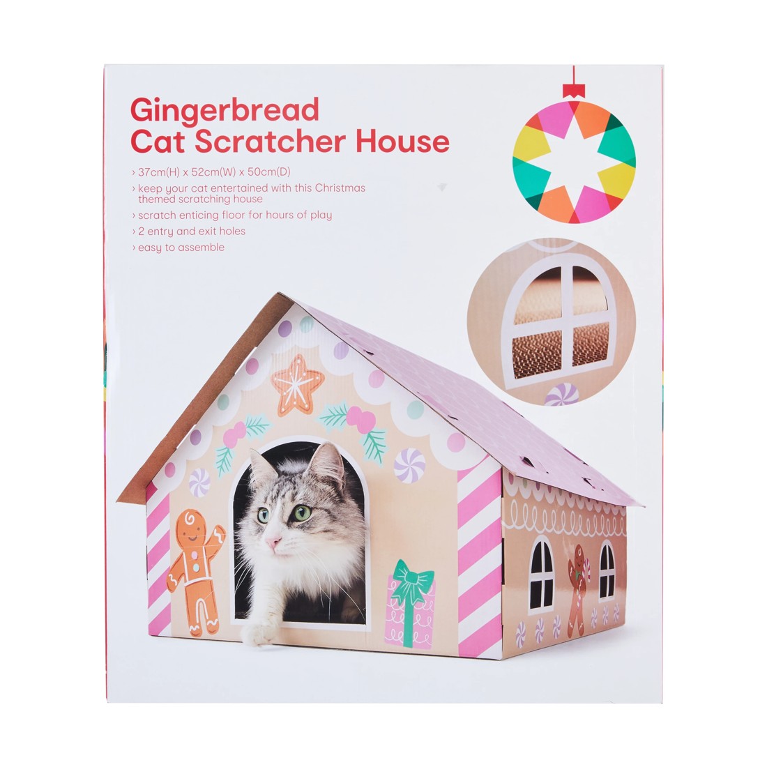 9 Gingerbread Cat Scratcher House, 9 of 10