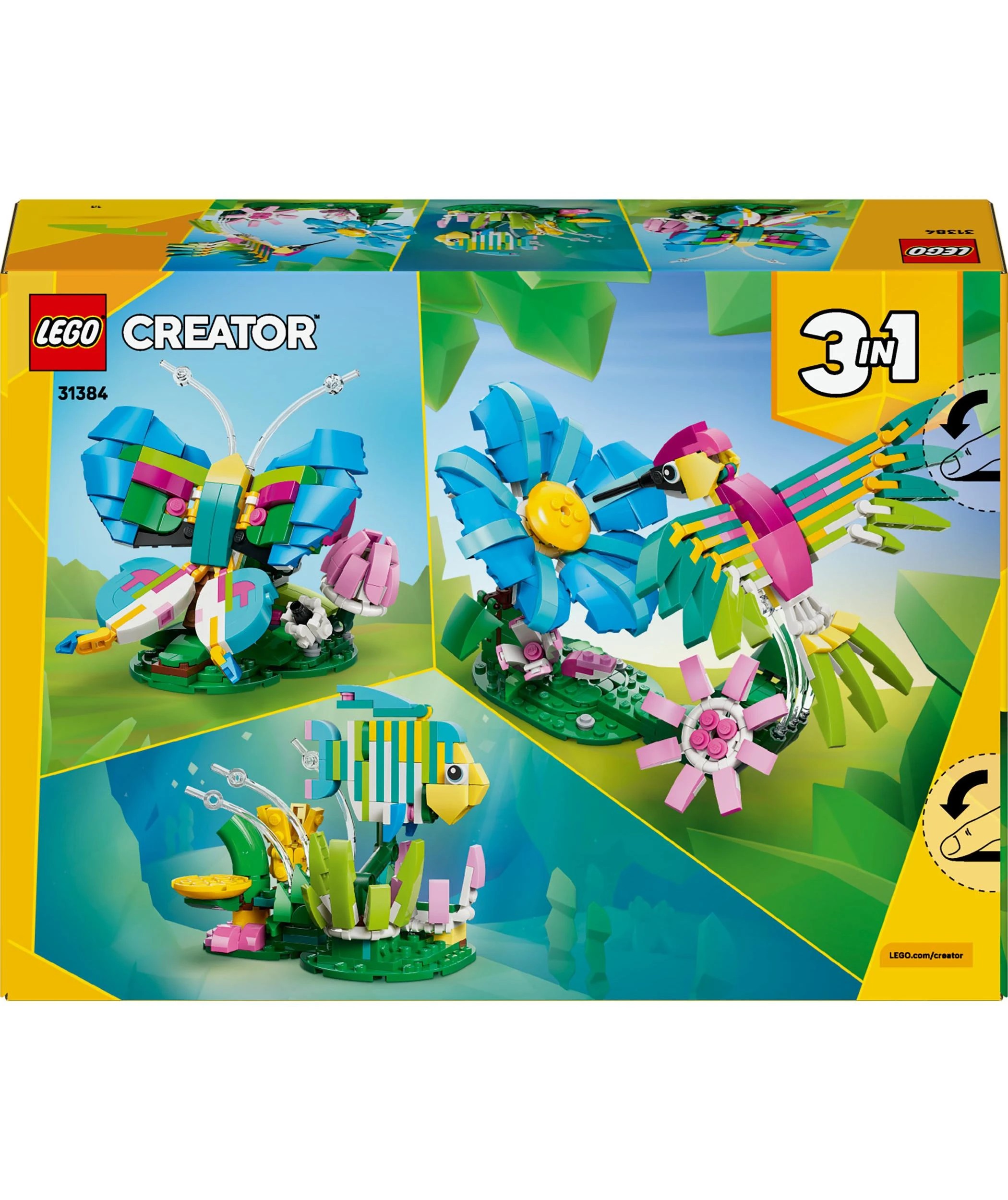 10 LEGO Creator 3 in 1 Wild Animals: Colourful Hummingbird 31384, 10 of 10