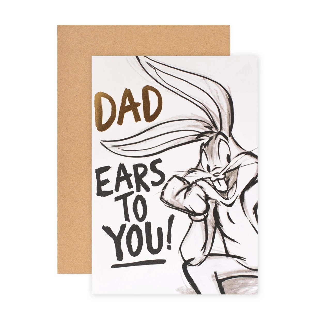 1 Hallmark Warner Bros Bugs Bunny Father's Day Card - Ears To You!, 1 of 3