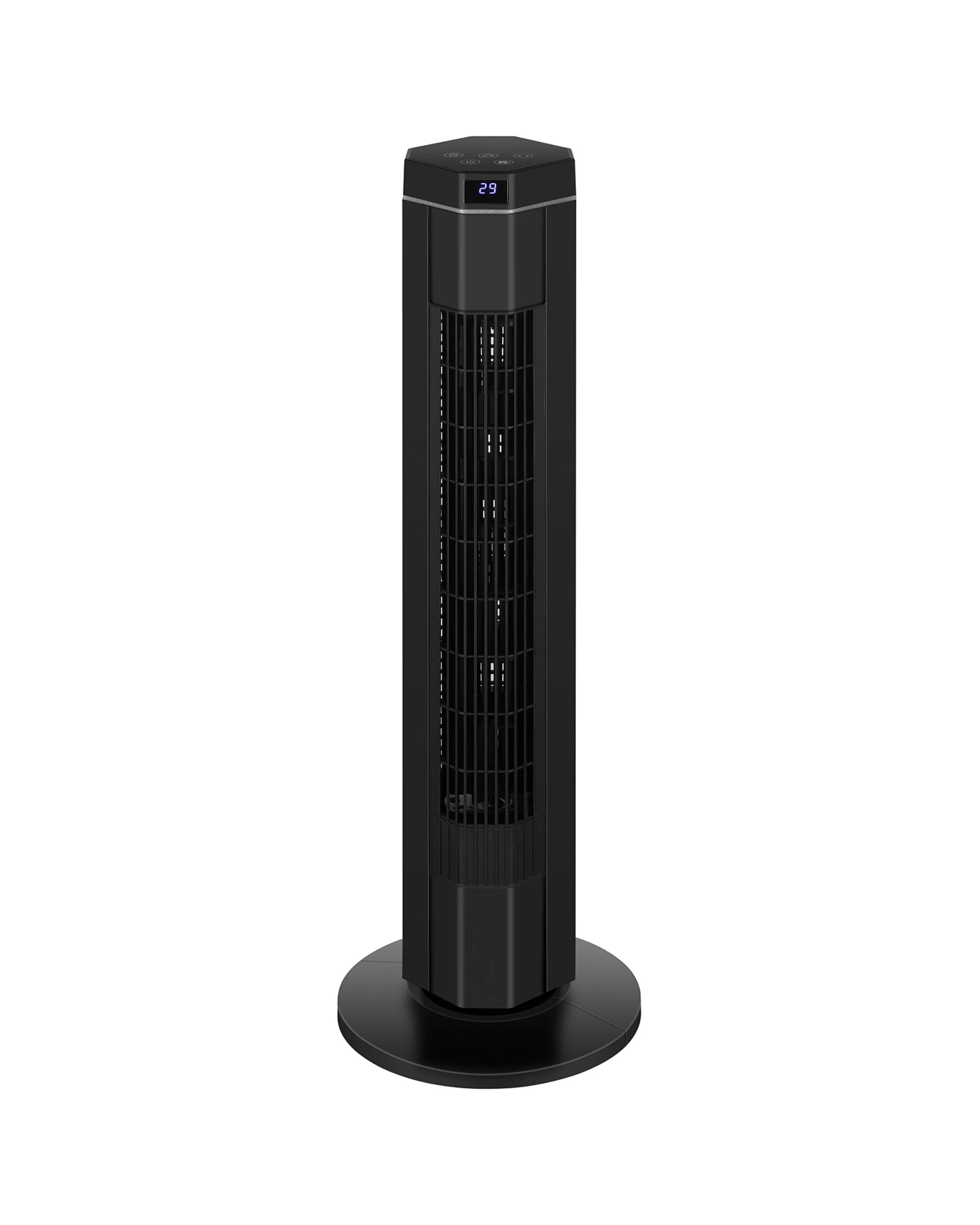 5 ADVWIN Electric Tower Fan, Pedestal Fan with 90° Air Coverage, Auto Oscillating, Remote, 3-Speeds, 8H Timer, 5 of 6