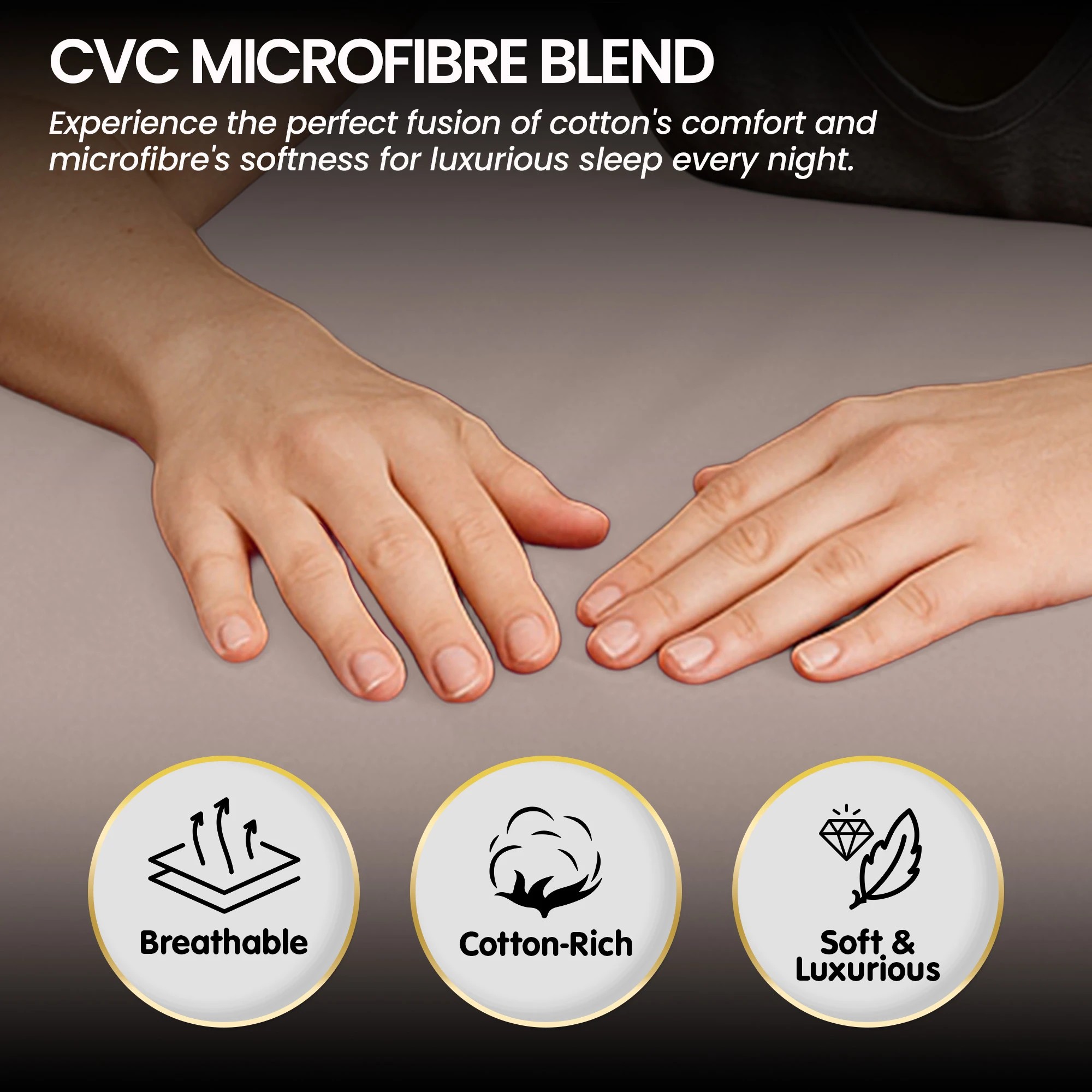 5 Laura Hill Luxury Living 4pc 1000 Thread Count Cotton Rich Sheet Set Gift Pack Linen
 - Queen Bed, 5 of 10