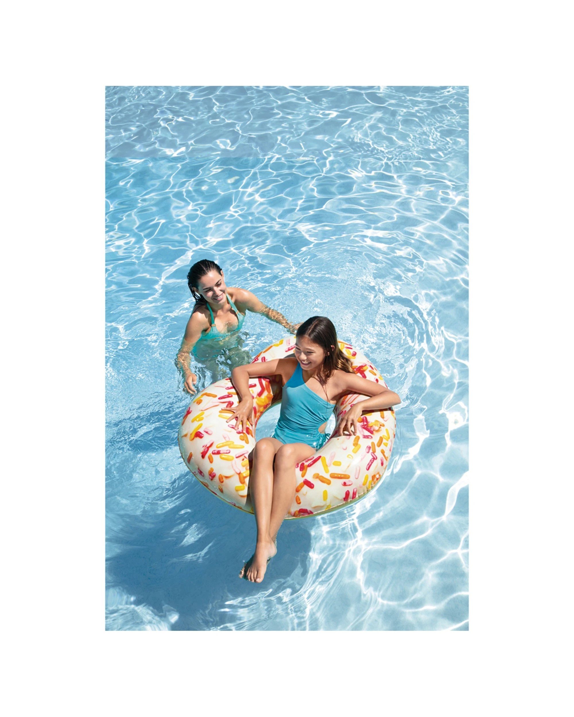 6 Intex Sprinkle Donut Heart Tube Inflatable Float - Multi, 6 of 6