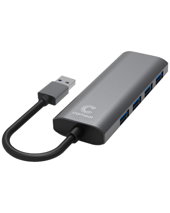 Comsol USB-A 4-Port USB-A Hub Silver
