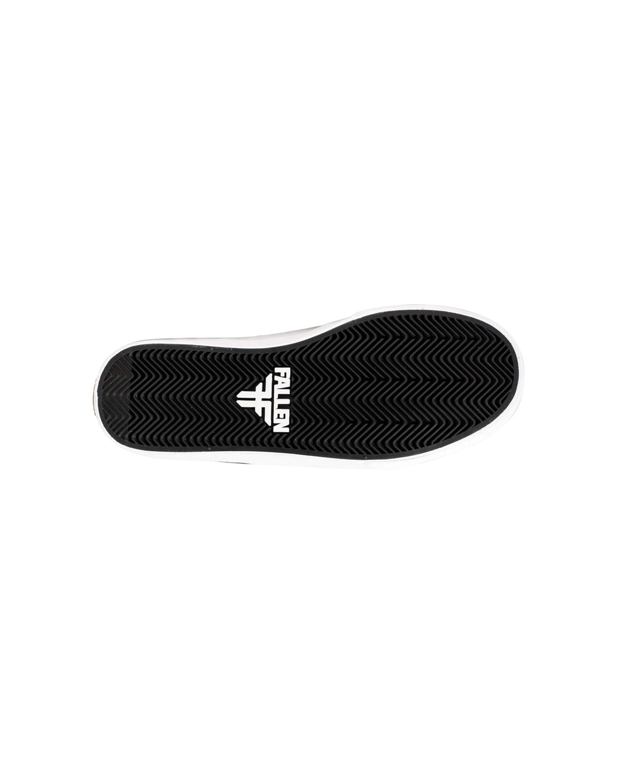 5 Fallen Footwear Phoenix Kids Vulcanised Sole Skate Sneakers Shoes BLACK/WHITE, 5 of 5