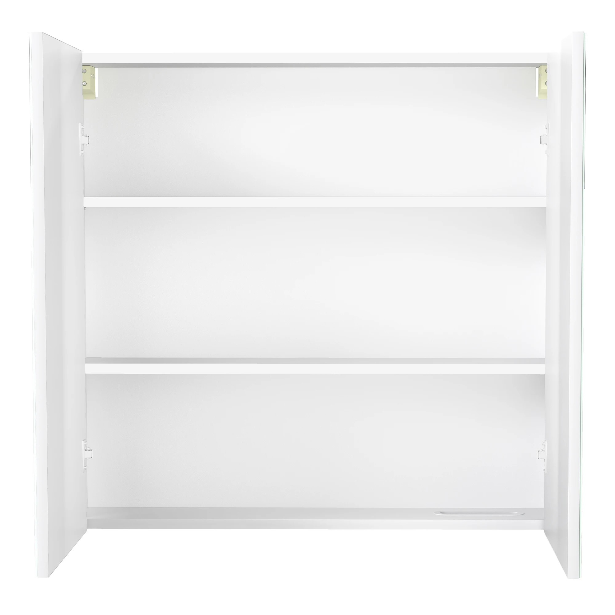 2 Levede Bathroom Mirror Wall Mounted Vanity Mirror Cabinet Wall Storage 75x72cm, 2 of 9