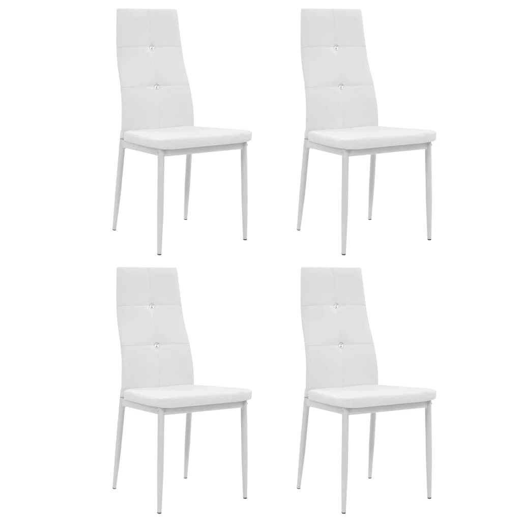 1 Vidaxl Dining Chair - White, 1 of 9
