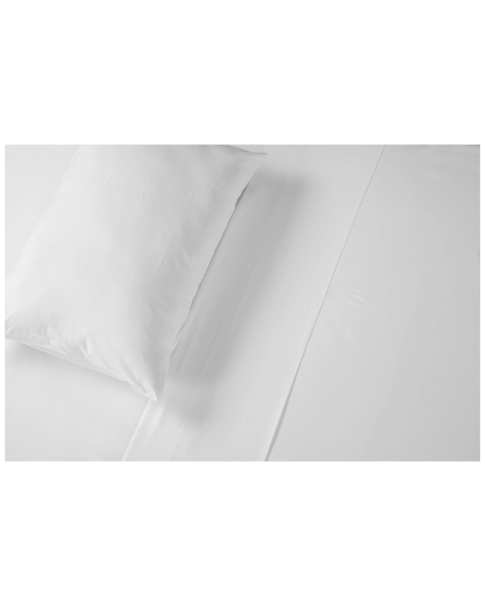 2 Jason Commercial 100 Cotton Deluxe King Pillow Case 50x90cm 250tc Pillowcase
 - White, 2 of 3