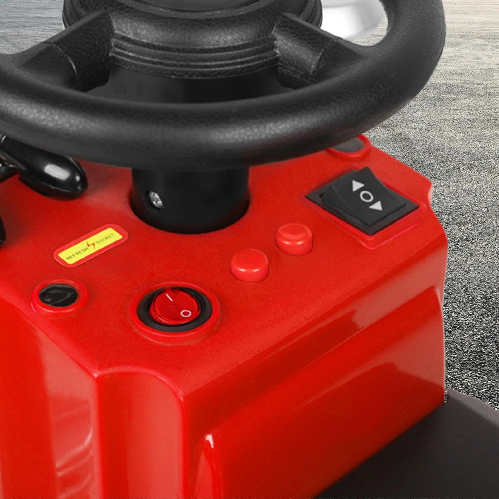 7 Alfordson Kids Ride On Car Electric Toy Truck 25W Motor w/ LED Lights - Red, 7 of 10