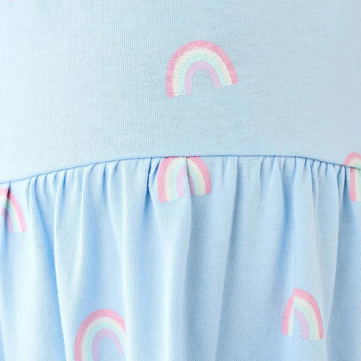 5 Long Sleeve Jersey Dress Rainbow, 5 of 9