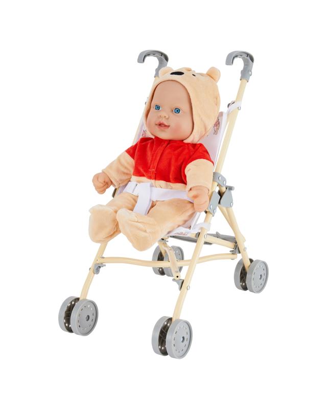 Disney Winnie the Pooh Doll and Stro