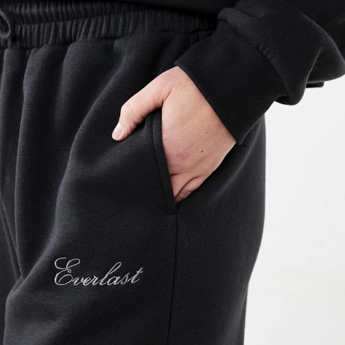 5 Everlast Womens Straight Leg Trackpants Vint Black, 5 of 7