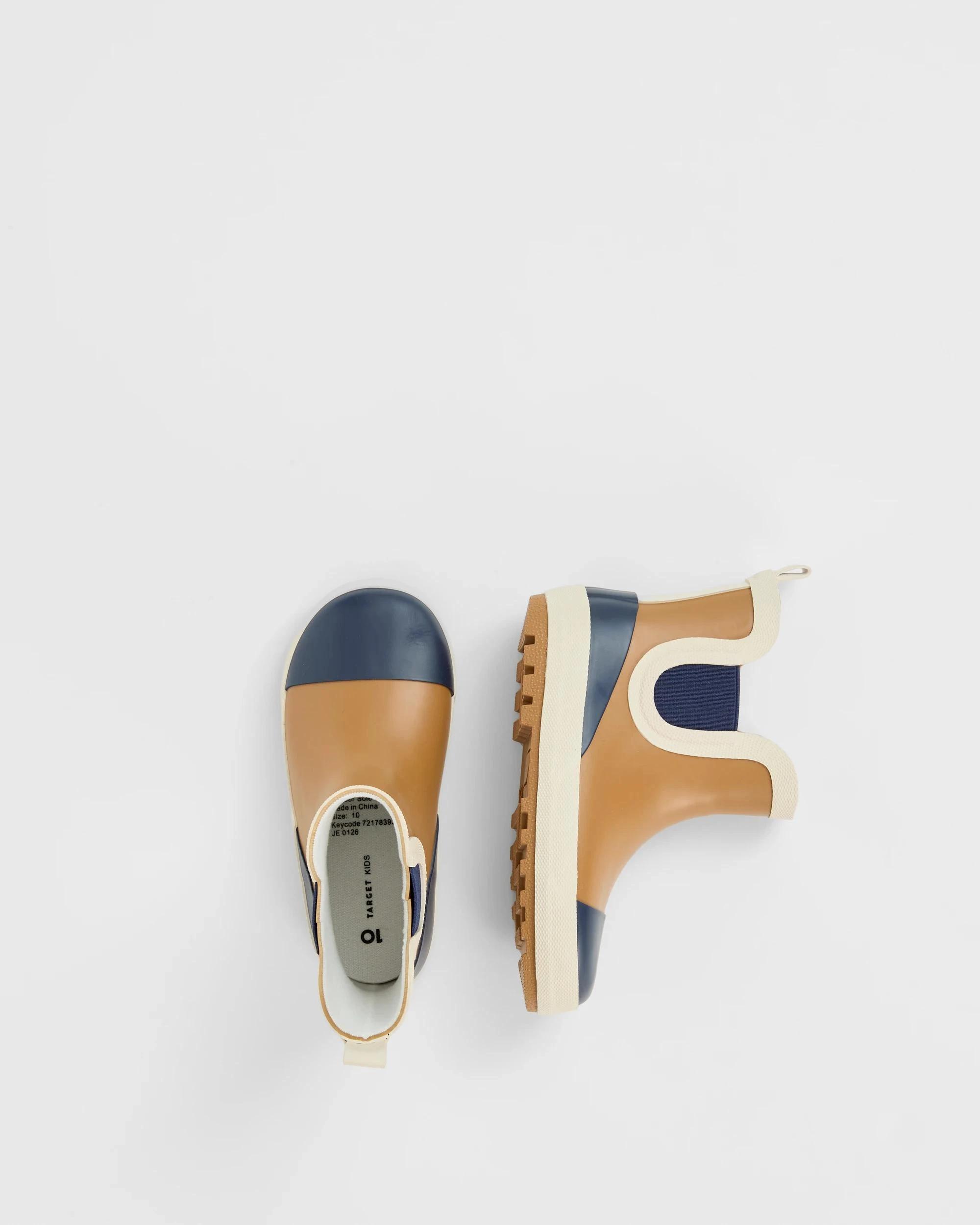 3 Target Kids Colourblock Rainboot TAN, 3 of 3