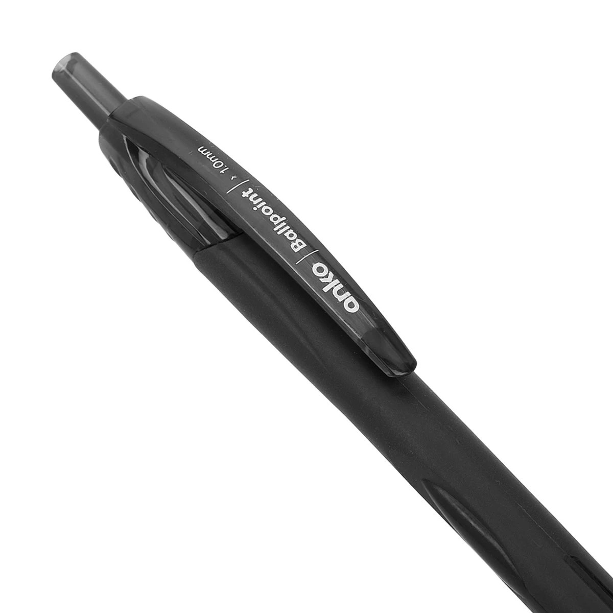 3 3 Pack Retractable Ballpoint Pens - Black, 3 of 4