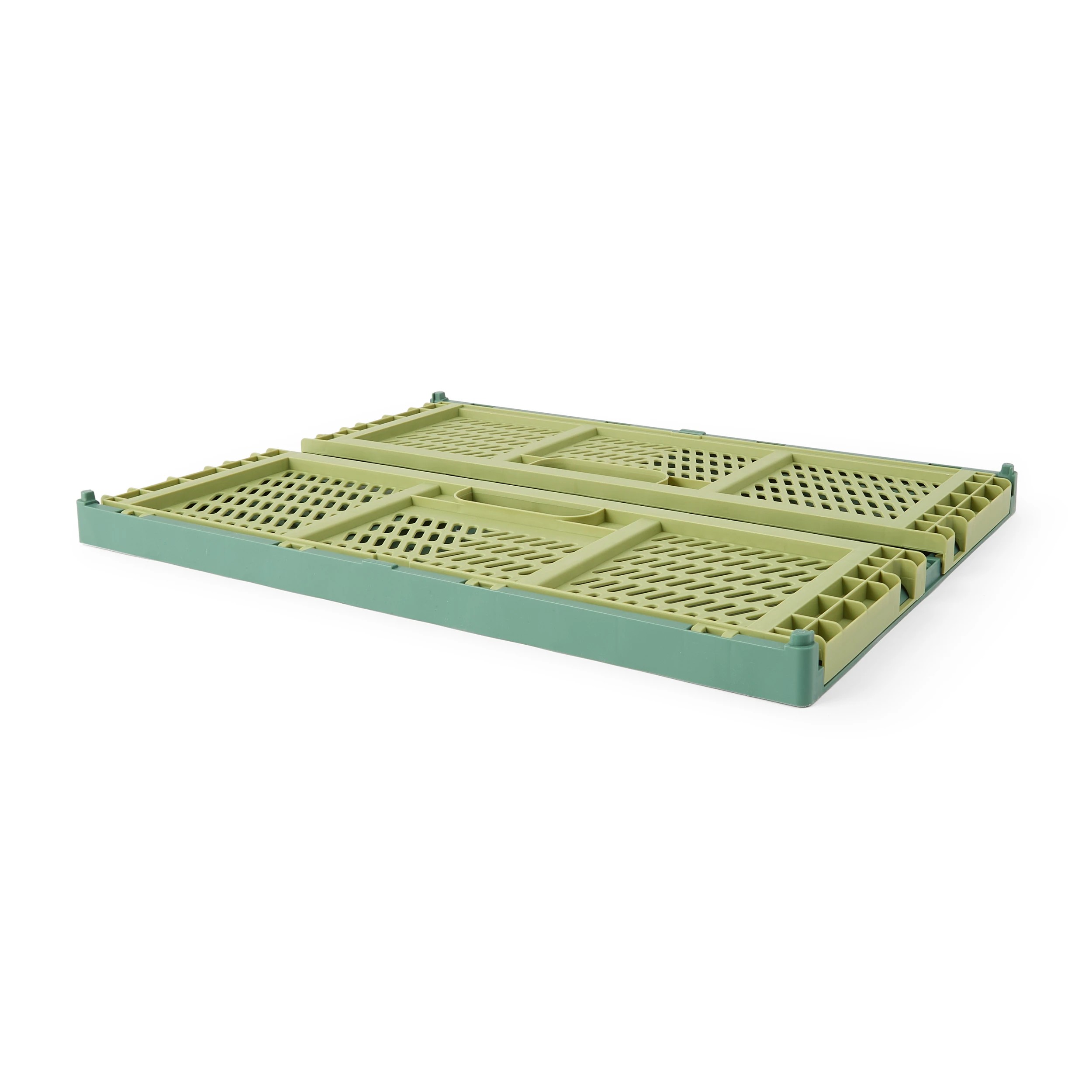 7 30L Collapsible Crate - Large, Green, 7 of 8
