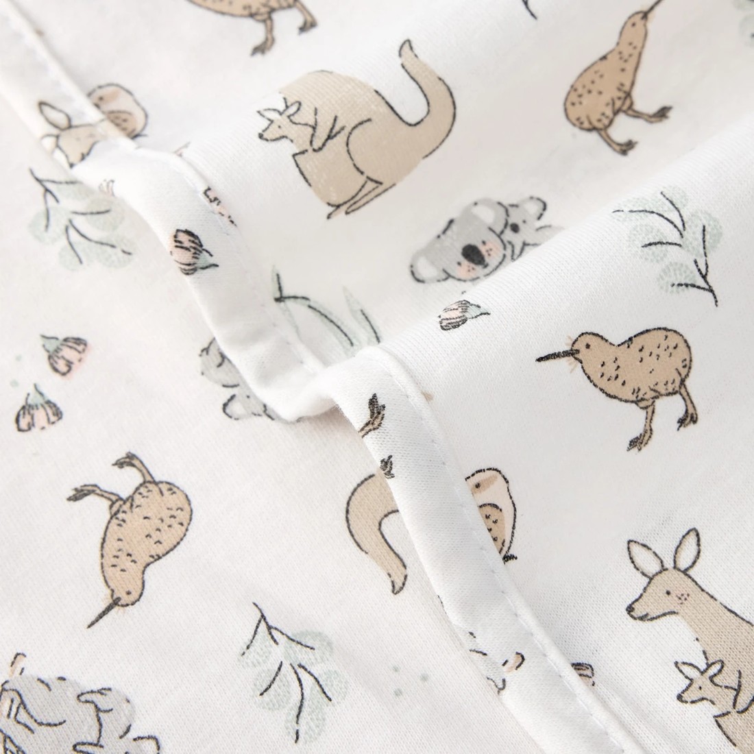 3 Cotton Jersey Blanket - Australiana, 3 of 5