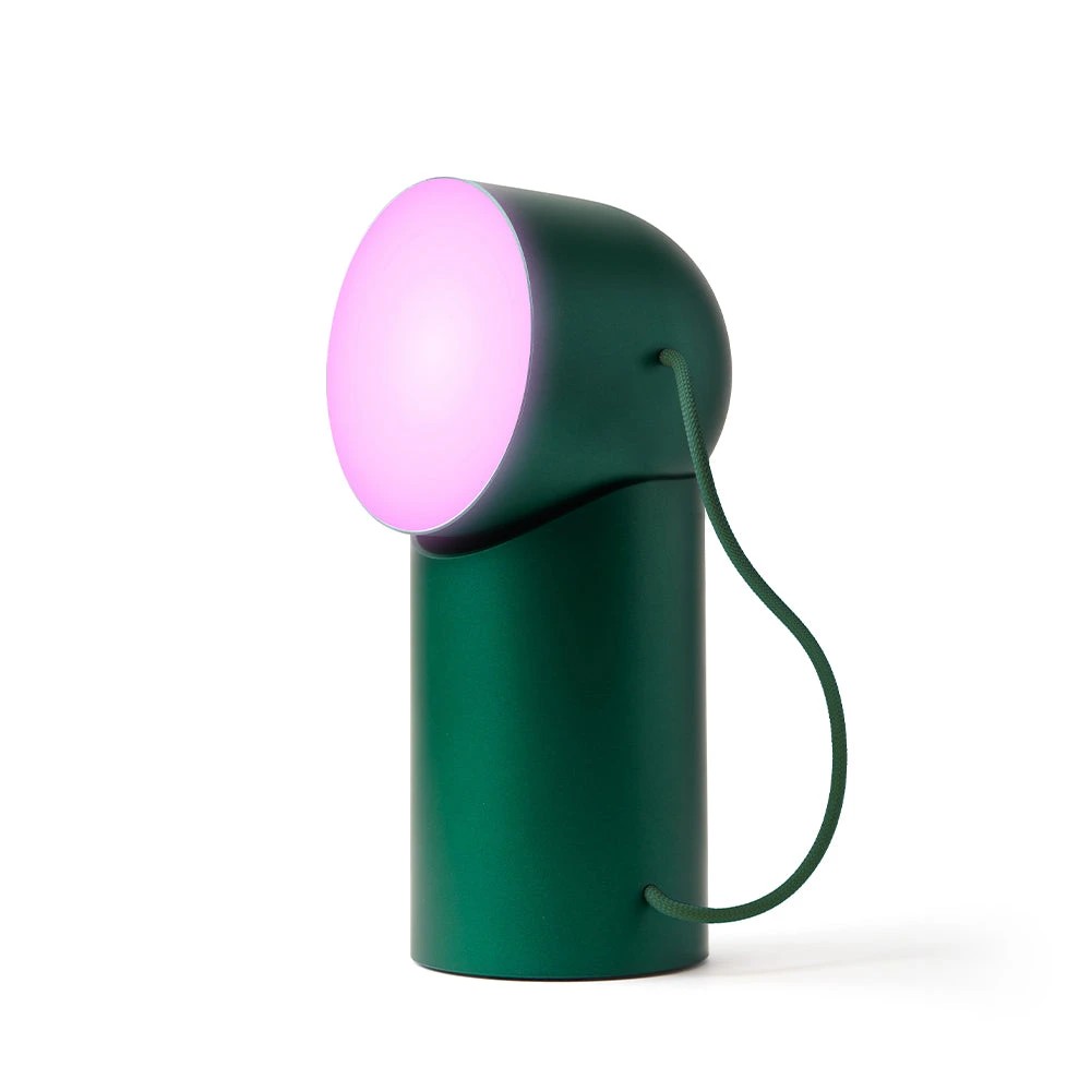 2 Lexon Orbe Portable Led Lamp With Moving Head - Green - Green, 2 of 7