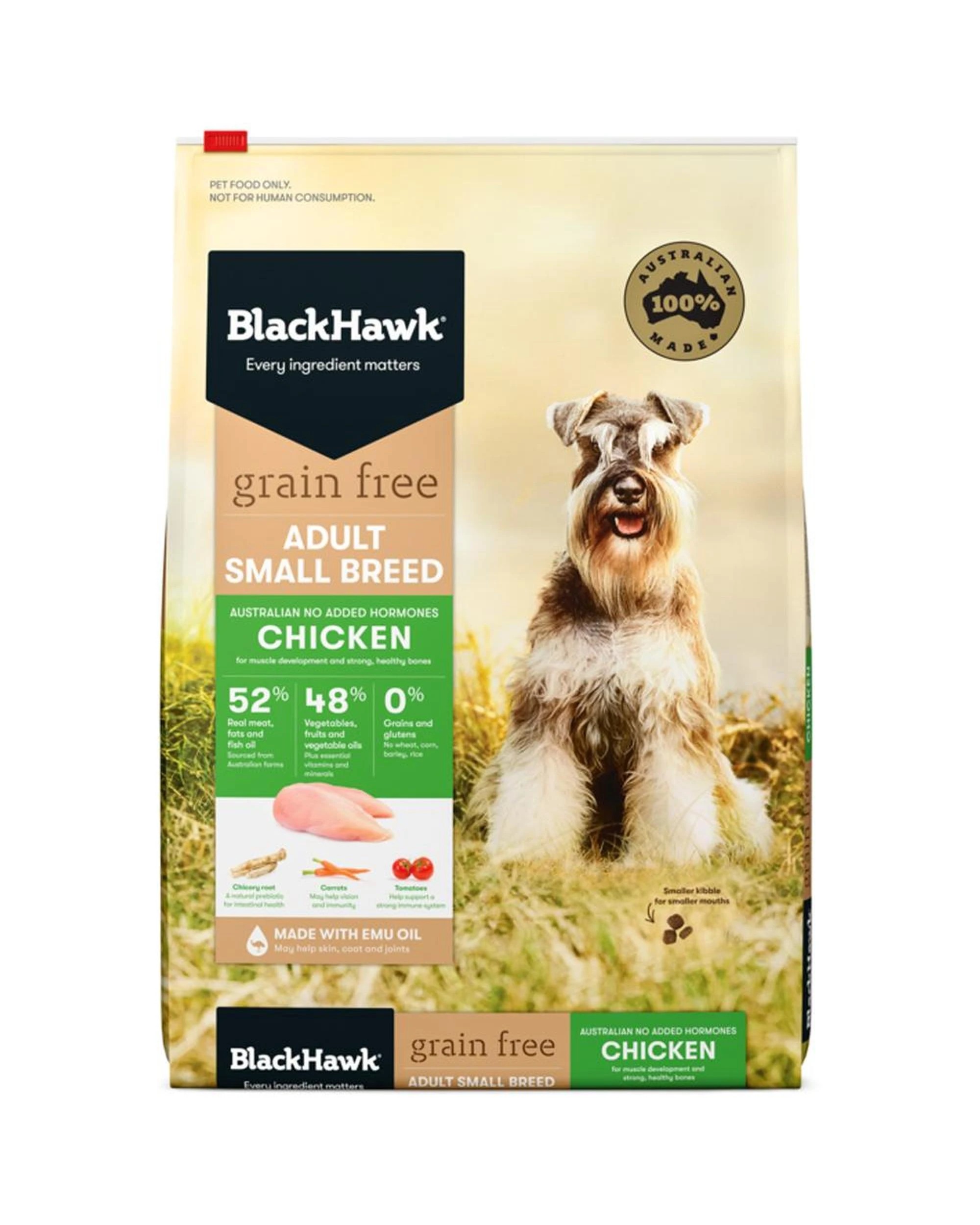1 Black Hawk Grain Free Small Breed Adult Dog Food Chicken 2.5kg, 1 of 1