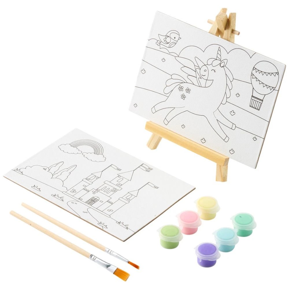 3 Kadink Canvas Painting Kit 15x10cm Unicorn, 3 of 4