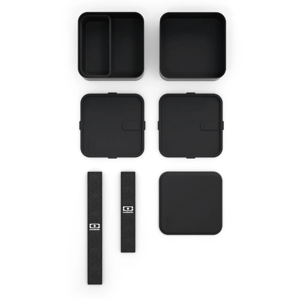5 Monbento Mb Square Bento Box Onyx - Black - Black, 5 of 5