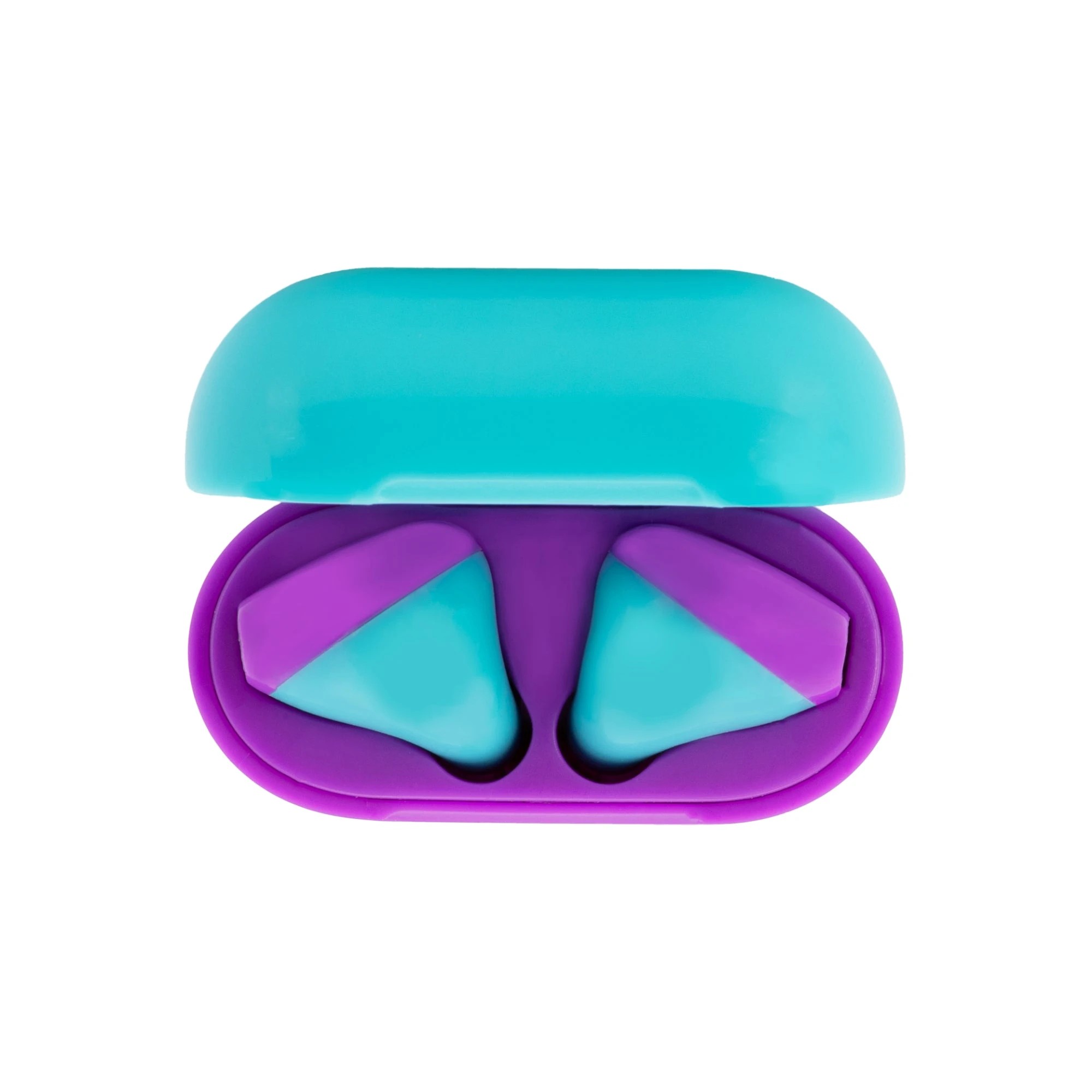 2 MokiPods Mini TWS Earphones for Kids Volume Limited - Purple/Aqua - Multi, 2 of 4