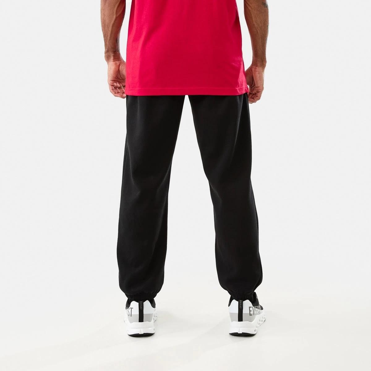 3 Everlast Mens Classic Sport Trackpants EVER CLASSIC BLACK, 3 of 7