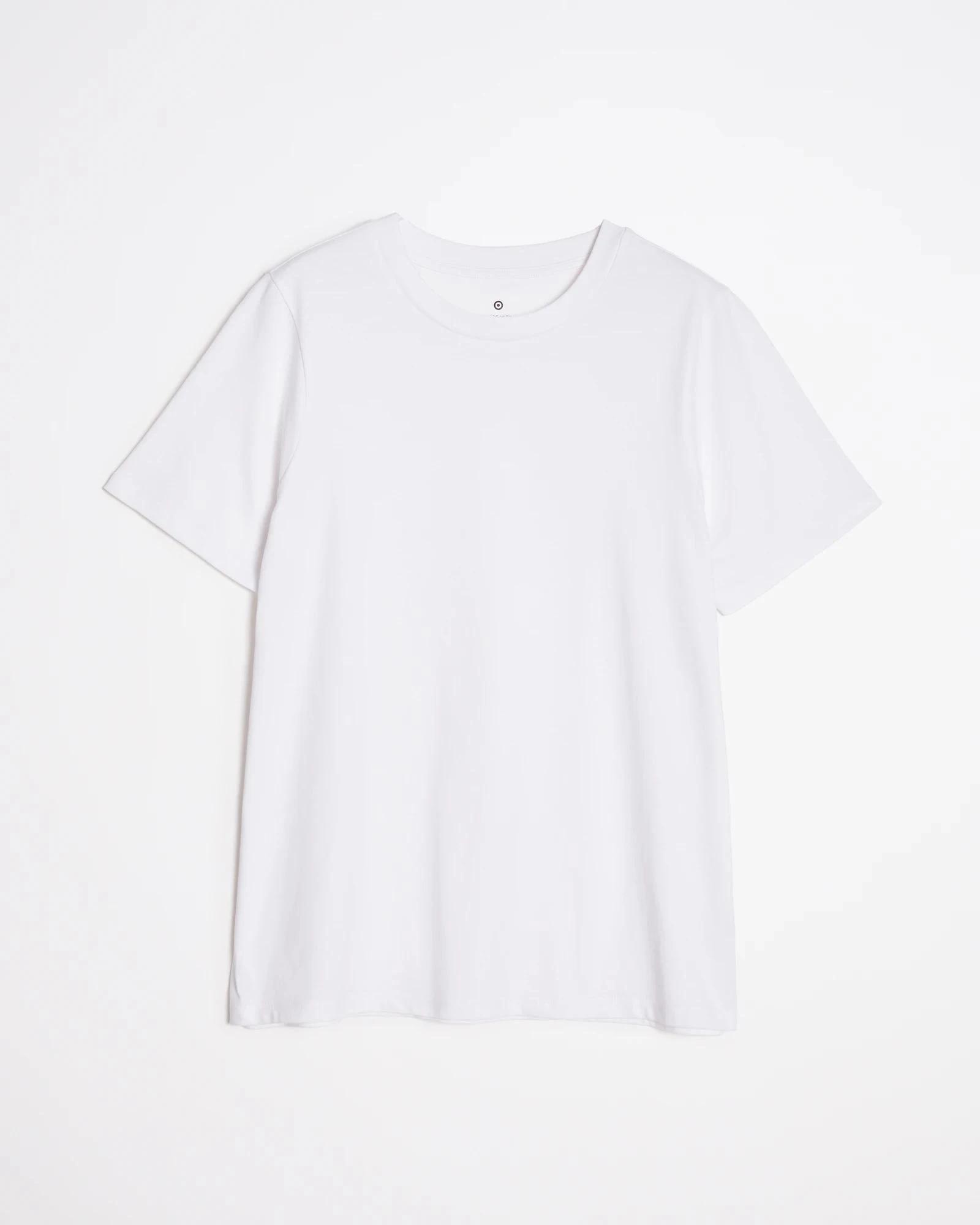 5 Target Australian Cotton Classic Crew Neck T-Shirt WHITE, 5 of 10