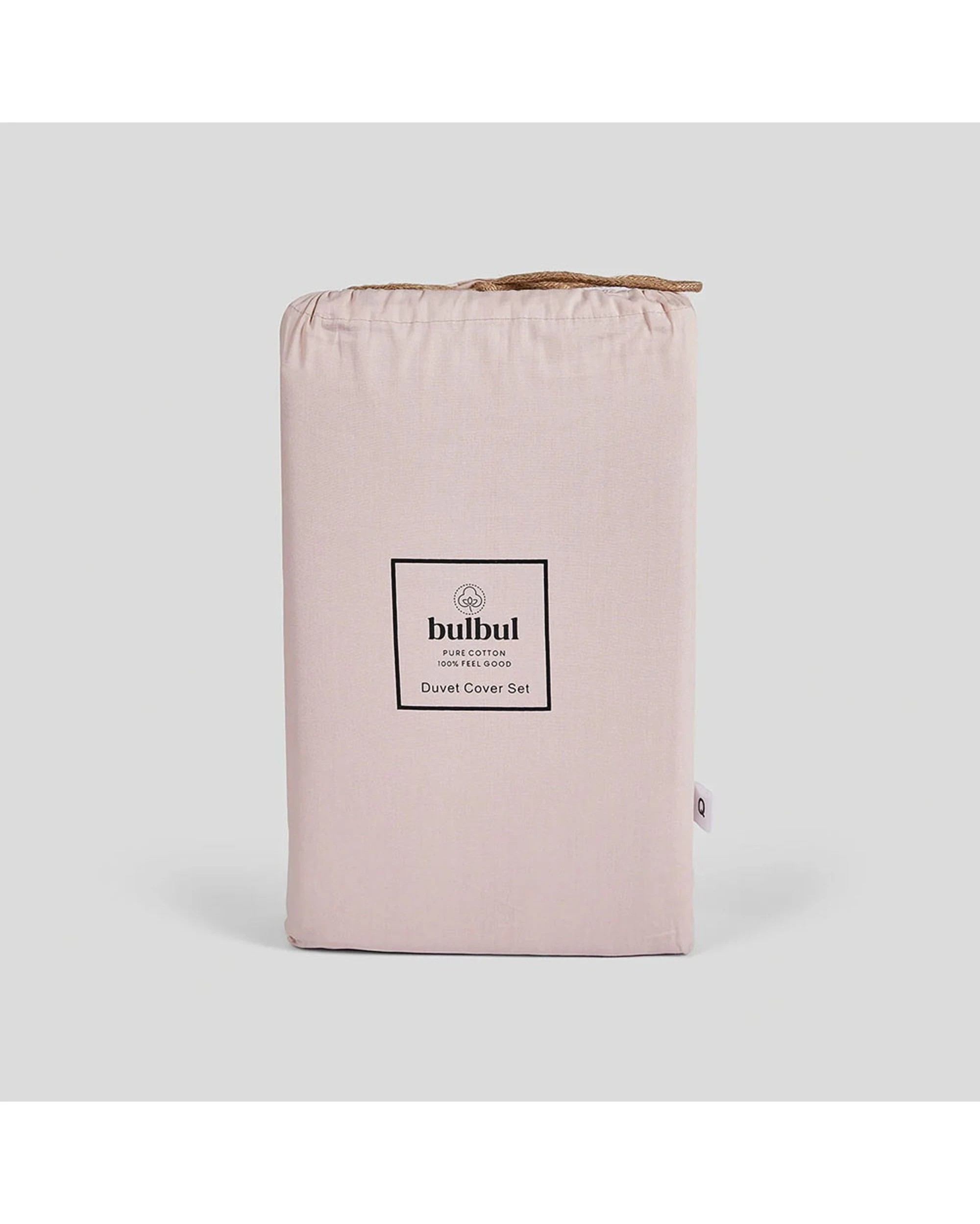 3 Bulbul Home Cotton Quilt Cover Bedding Set Marshmallow Cloud 250TC - Pink, 3 of 5