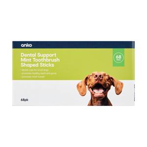 68 Pack Pet Treat Dental Toothbrush Bulk - Small
