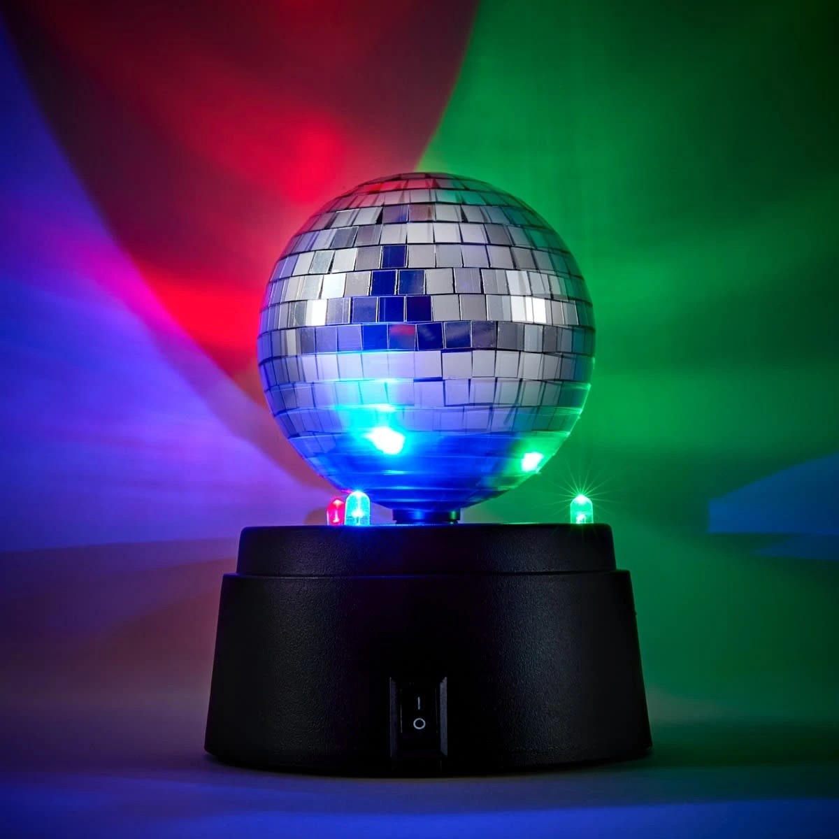 1 Mini Rotating Mirror Ball Light, 1 of 9