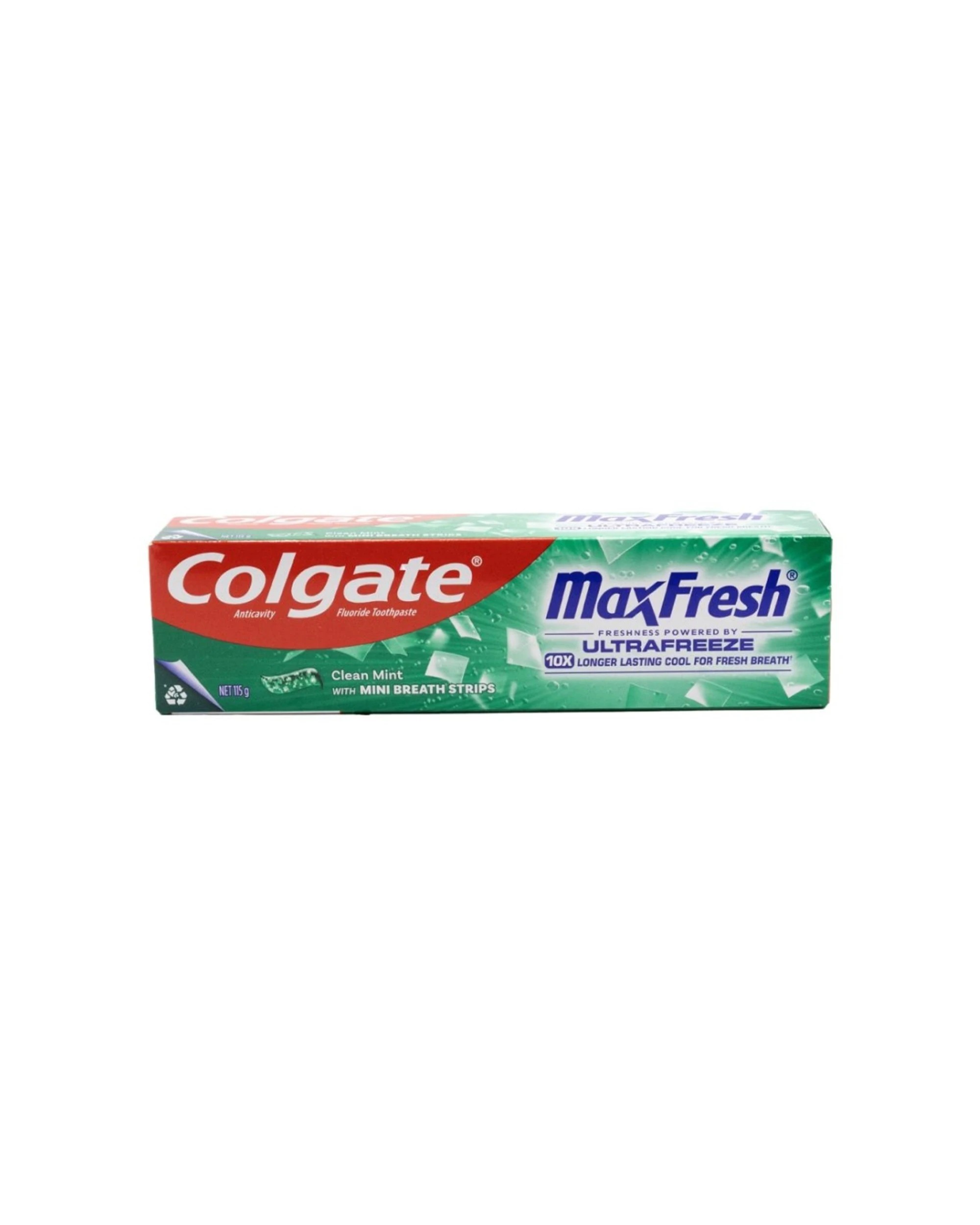 2 Colgate 12PK Toothpaste Max Fresh Ultra Freeze Mini Breath Strips 115g - Multi, 2 of 3
