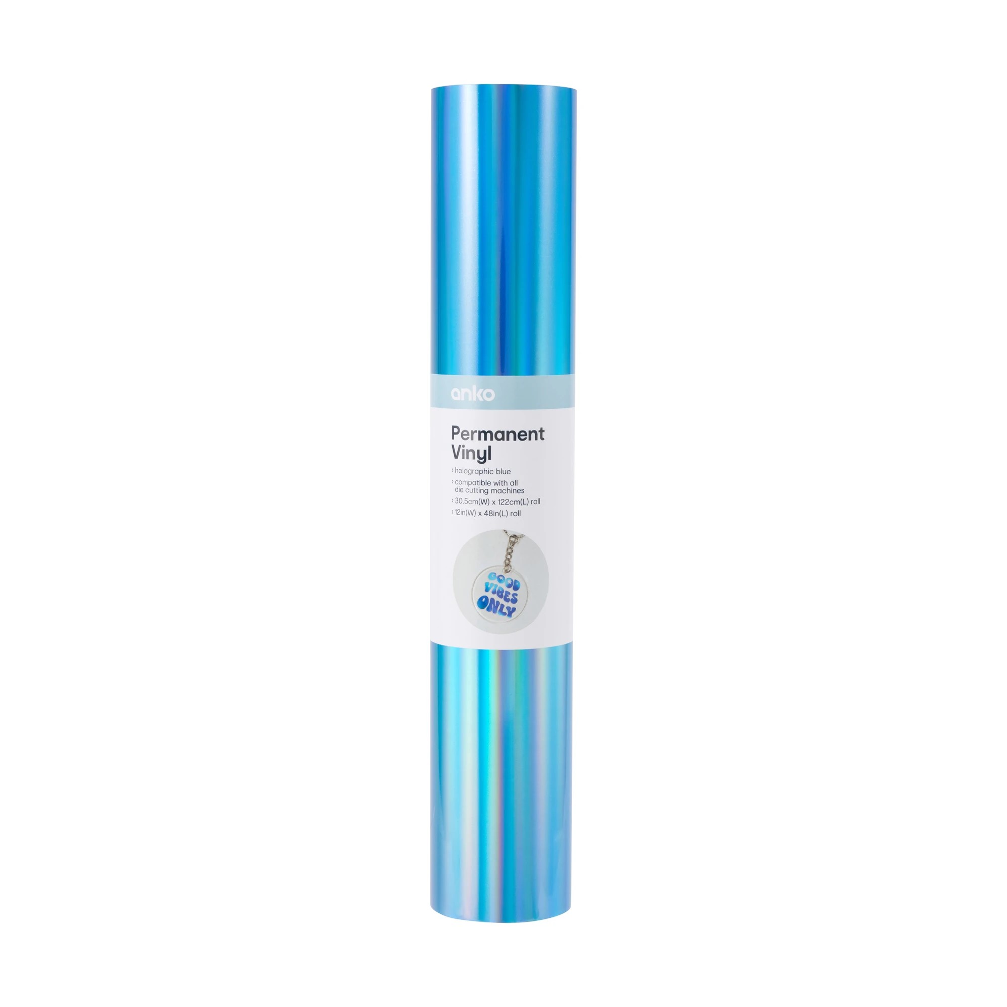 1 Permanent Vinyl - Holographic Blue, 1 of 4