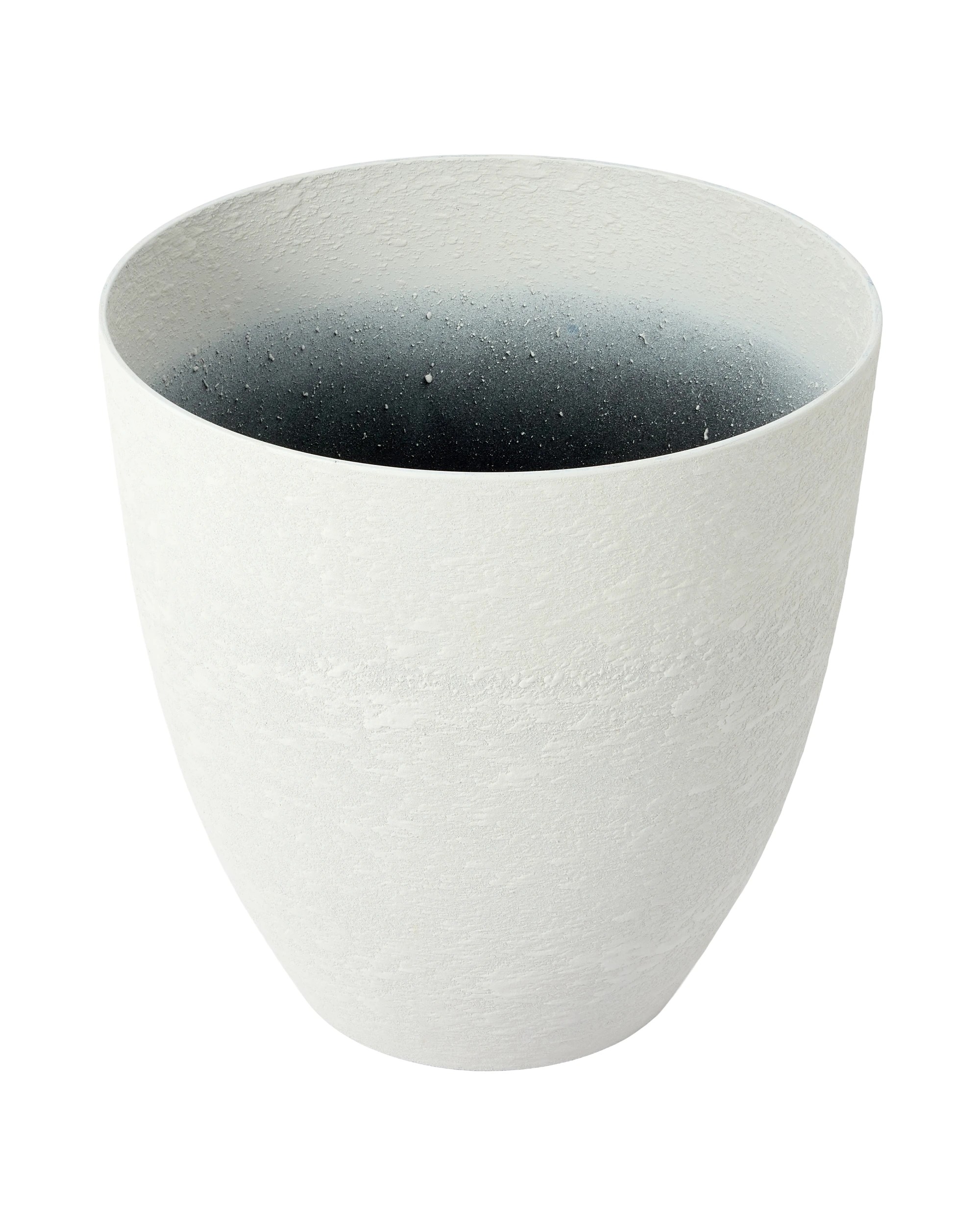 2 49cm Textured Plastic Pot, 2 of 4