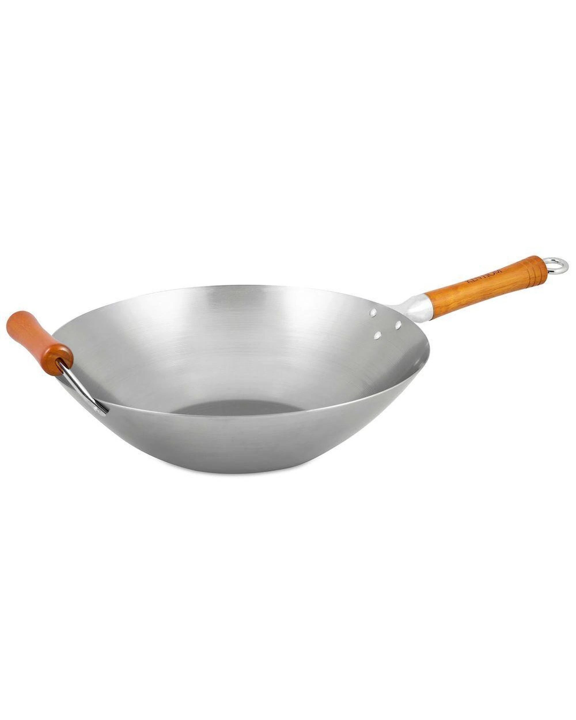 3 Ken Hom Excellence Carbon Steel Wok 36cm, 3 of 3