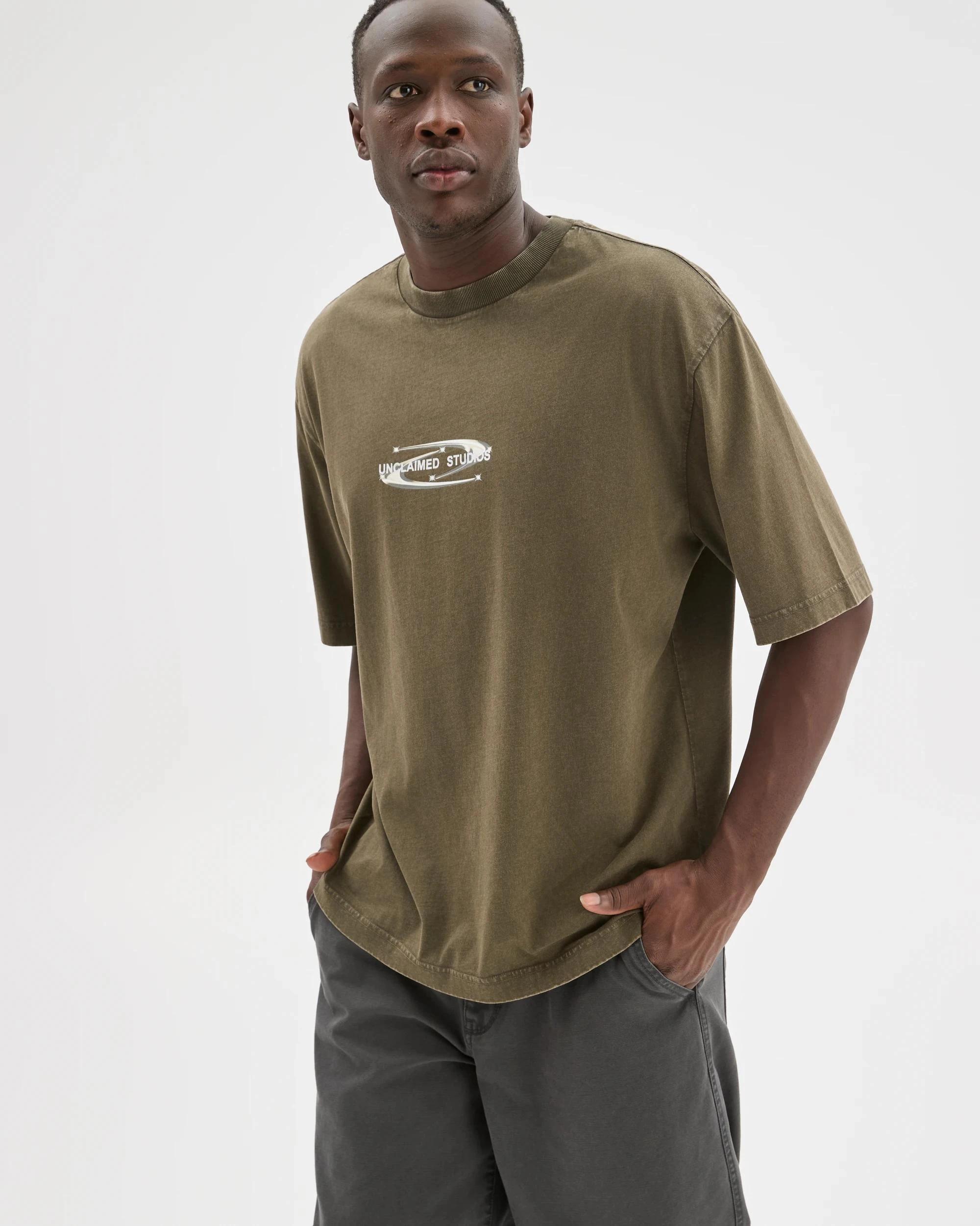 5 Commons Australian Cotton Boxy Fit Graphic T-Shirt WORN BLACK, 5 of 6