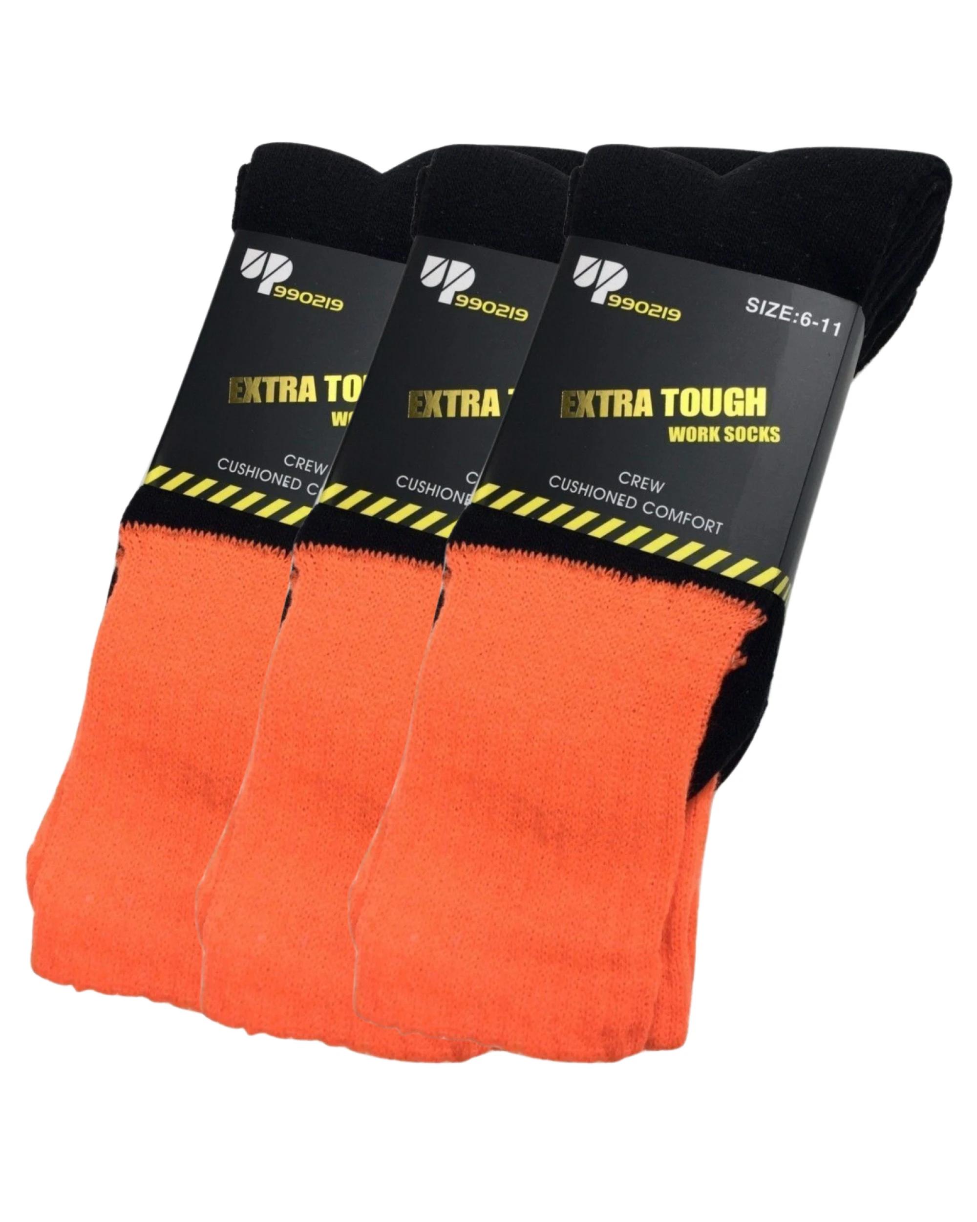 BR Home 3x Pairs HI VIS SOCKS Workwear Work Safety Tradie High ...