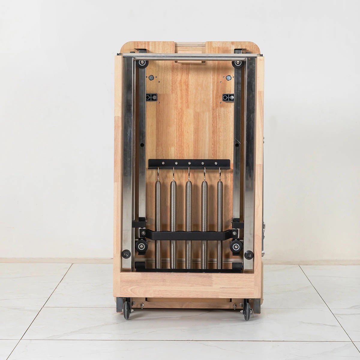 8 LSG GPR500 Folding Wooden Pilates Reformer Machine in Beige, 8 of 10