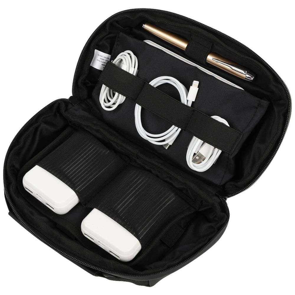 4 J.Burrows Tech/Cable Organiser Large Black, 4 of 8