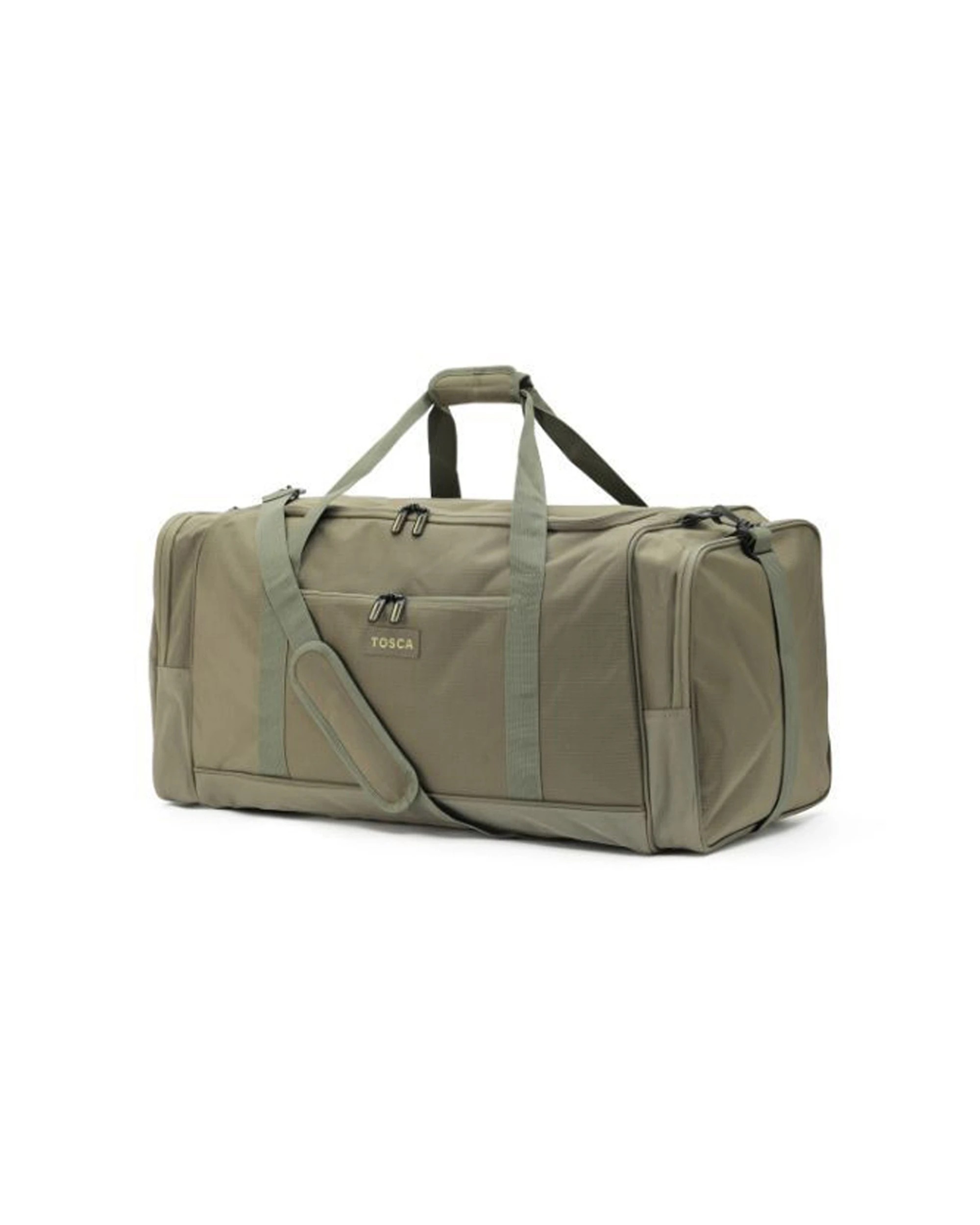 2 Tosca Sports Travel Luggage Duffle Bag - Beige, 2 of 2