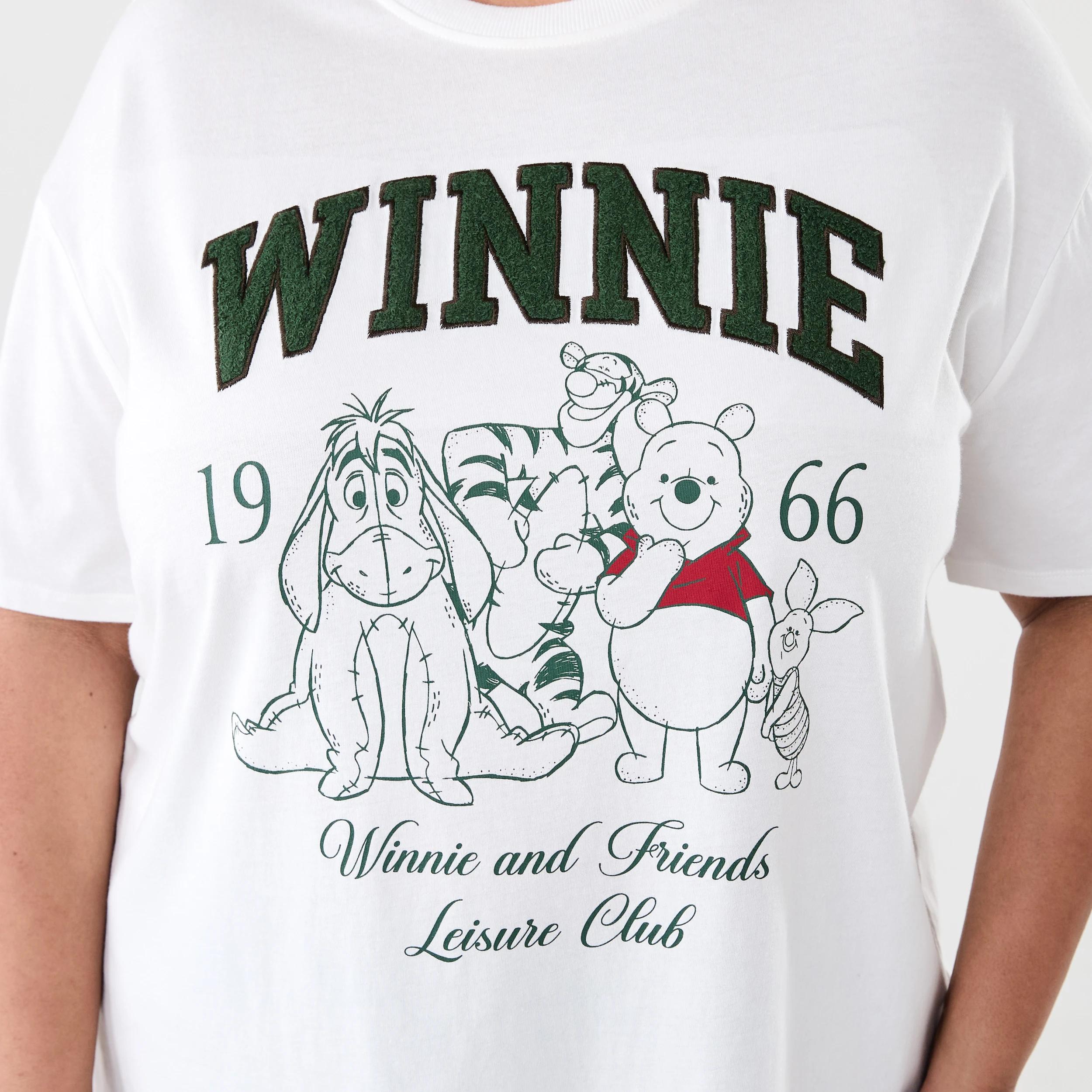 5 Curve Winnie License Short Sleeve T-shirt Winnie Wht, 5 of 5